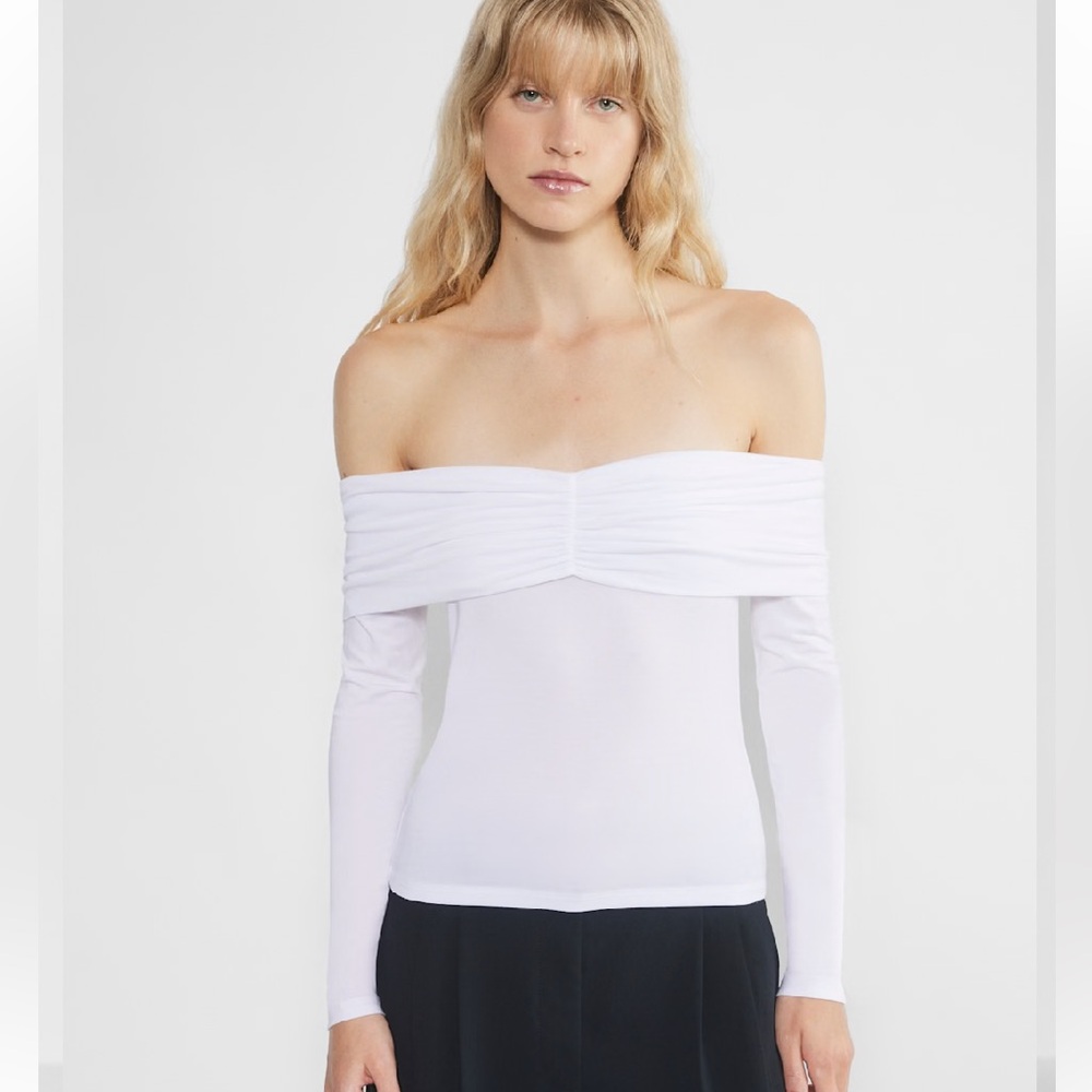 Wilfred Gloria Off Shoulder Longsleeve white XS NWT